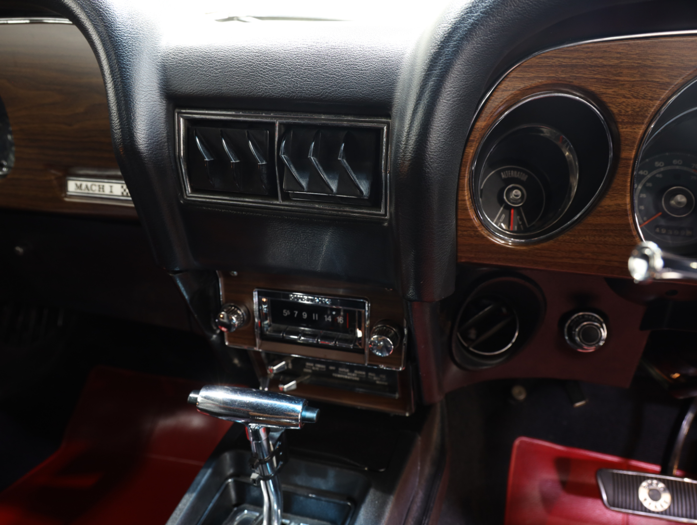 1969 Ford Mustang Mach 1 - Candy Apple Red 