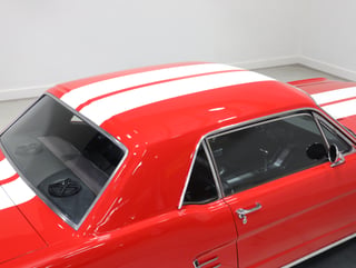 1966 Ford Mustang Coupe 289ci LHD- Candy Apple Red