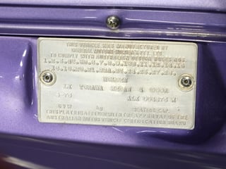 1976 Holden LX Torana Tuff Streeter Engineered- Purple Metallic