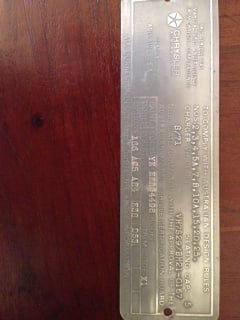 VH R/T E38 Valiant Charger