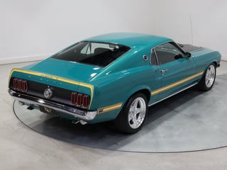 1969 Ford Mustang Mach 1 351ci Windsor - Silver Jade Metallic