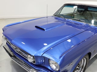 1965 Ford Mustang Convertible 302ci - Estoril Blue Metallic 