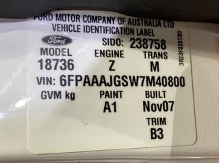 2007 FPV BFII Falcon GT Cobra - Build No.111 / 400 - 6,003 km