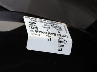 2007 FPV BF MKII Falcon GT - Boss 302 - 19,430 km