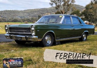 AMCS Muscle Car Calendar 2026 - Purchase Today!