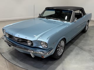 1966 Ford Mustang Convertible GT - 289 4V - Silver Blue