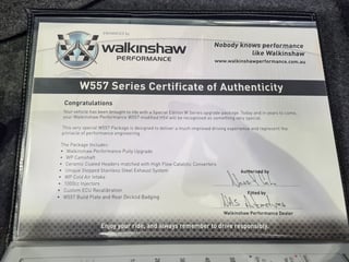 2017 VF Gen F2 HSV GTSR