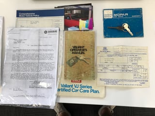 1973 VJ E48 Valiant Charger 770 6 Pack