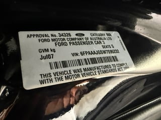 2007 FPV BF MKII GT Build No 450 - Silhouette