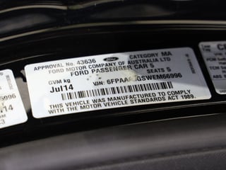 2014 FPV FG MKII Falcon GTF Build No 059 - 968 km …