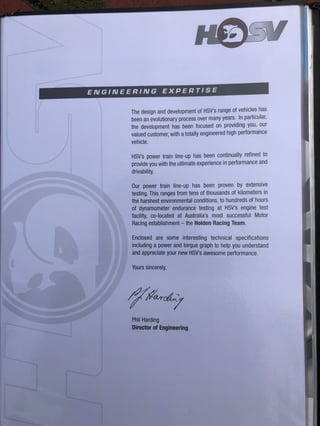 2004 HSV VZ Coupe 4 Build No. 059 - 8,161 km - Phantom Black