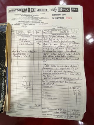 1980 VC HDT Brock Commodore Build No.230