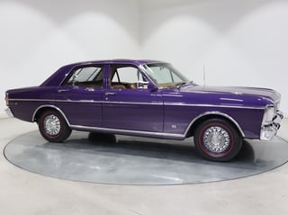 1971 Ford XY Falcon 500 6cyl Top Loader - Wild Violet Sunroof