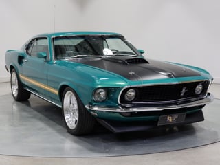 1969 Ford Mustang Mach 1 351ci Windsor - Silver Jade Metallic