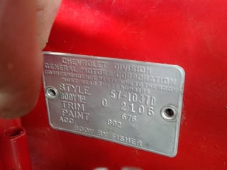 1957 Belair 2 door Pillarless