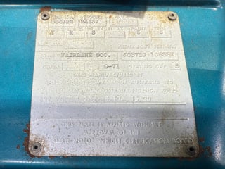 1971 Ford ZD Fairlane 302ci V8 - Teal Glow