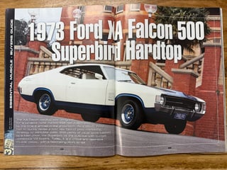 1973 Ford XA Falcon 500 Superbird - Polar White 