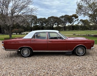 1971 ZD Fairlane 302 V8 - Bronze Wine