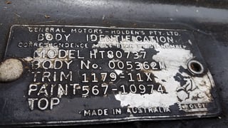 1969 HT GTS Monaro 186S