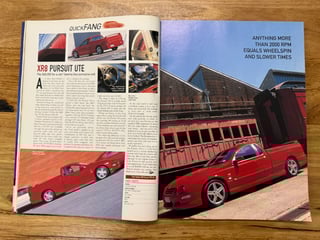 2002 Ford AU III XR8 Pursuit 250 Utility - Blueprint 55,562km