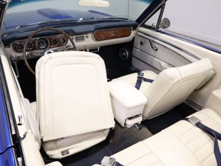 1965 Ford Mustang Convertible 302ci - Estoril Blue Metallic 