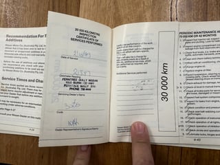 1991 Nissan Pintara Ti - 86,534km - Burgundy Metallic
