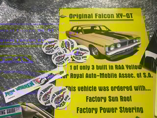 1971 XY GT Falcon - RAA Yellow