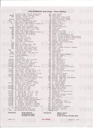 1970 Plymouth Barracuda Gran Coupe