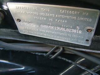 1996 VS HDT Aero Build No. 002
