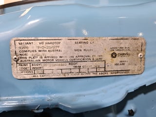 1970 VG Valiant Pacer Hardtop