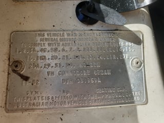 1982 VH SL/E Commodore