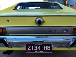 1972 VH Valiant Charger 770 SE E55 - Lime Light