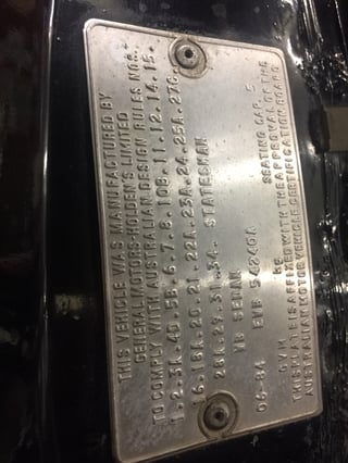 1984 WB HDT Statesman Caprice Magnum #1271