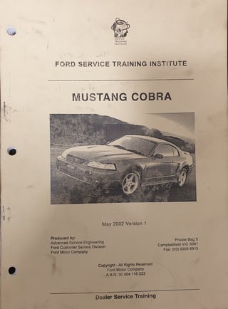 2002 Ford Mustang Cobra SVT - Australian Delivered