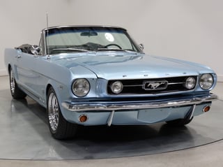 1966 Ford Mustang Convertible GT - 289 4V - Silver Blue