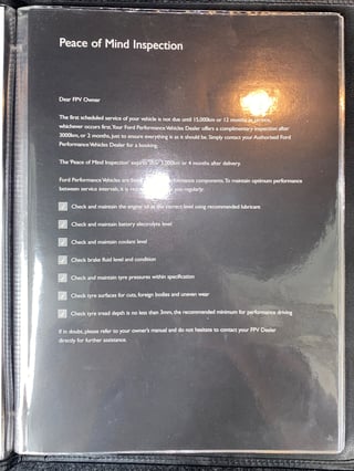 2007 FPV BFII Falcon GT Cobra - Build No.111 / 400 - 6,003 km