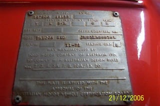 XY GTHO Falcon Replica