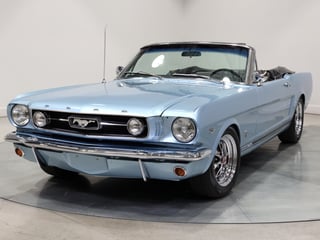 1966 Ford Mustang Convertible GT - 289 4V - Silver Blue