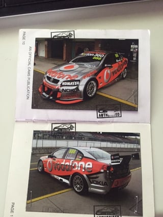 2010 Craig Lowndes 888 VE Commodore Race car
