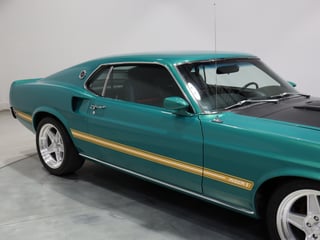 1969 Ford Mustang Mach 1 351ci Windsor - Silver Jade Metallic