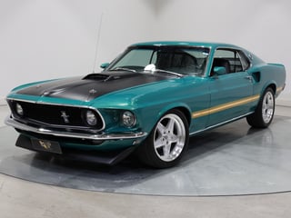 1969 Ford Mustang Mach 1 351ci Windsor - Silver Jade Metallic