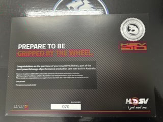 2017 HSV GTSR W1 Build No 70 - Heron White 812km