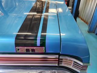 1969 HK GTS Monaro - Bright Blue Metallic 