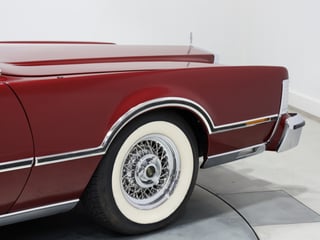 1976 Lincoln Continental Mark IV - Dark Red Moondust Metallic