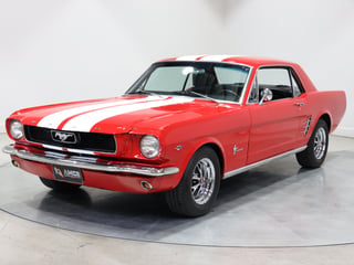 1966 Ford Mustang Coupe 289ci LHD- Candy Apple Red
