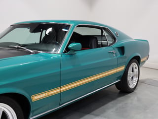 1969 Ford Mustang Mach 1 351ci Windsor - Silver Jade Metallic
