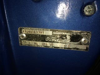 1968 Mustang Fastback C Code