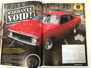 1973 VJ E48 Valiant Charger 770 6 Pack