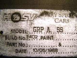 HSV Walkinshaw Commodore #402