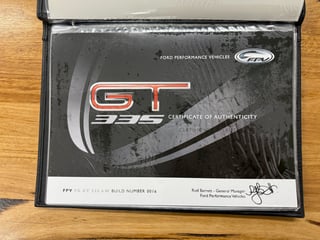 2010 FPV FG GT Build No 16 - 6 Speed Manual in Silhouette 